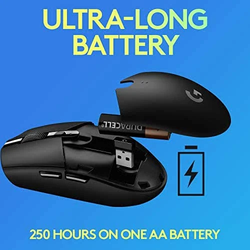 LOGITECH G305 LIGHTSPEED WIRELESS GAMING MOUSE BLUE 910-006014 thumbnail 5