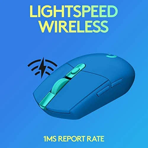 LOGITECH G305 LIGHTSPEED WIRELESS GAMING MOUSE BLUE 910-006014 thumbnail 4
