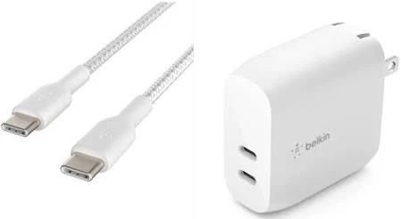 BELKIN BOOST CHARGE USB-C TO USB-A CABLE 3M WHITE CAB001BT3MWH thumbnail 4