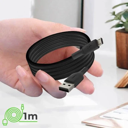 BELKIN USB A TO USB C 3M CABLE BLACK CAB002BT3MBK thumbnail 5