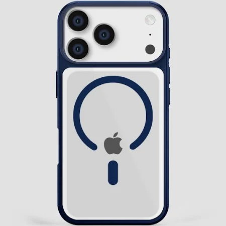 Blupebble Hybrid Matte Case With MagSafe For iPhone Pro Blue BP-IPHMAT17PRO-BL thumbnail 2