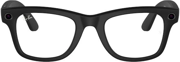 RAYBAN META WAYFARER SUNGLASSES F SHINY BLACK L CLEAR RW4008 thumbnail 4