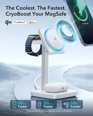 ESR HALOLOCK 2 IN 1 MAGNETIC WIRELESS CHARGER thumbnail 6
