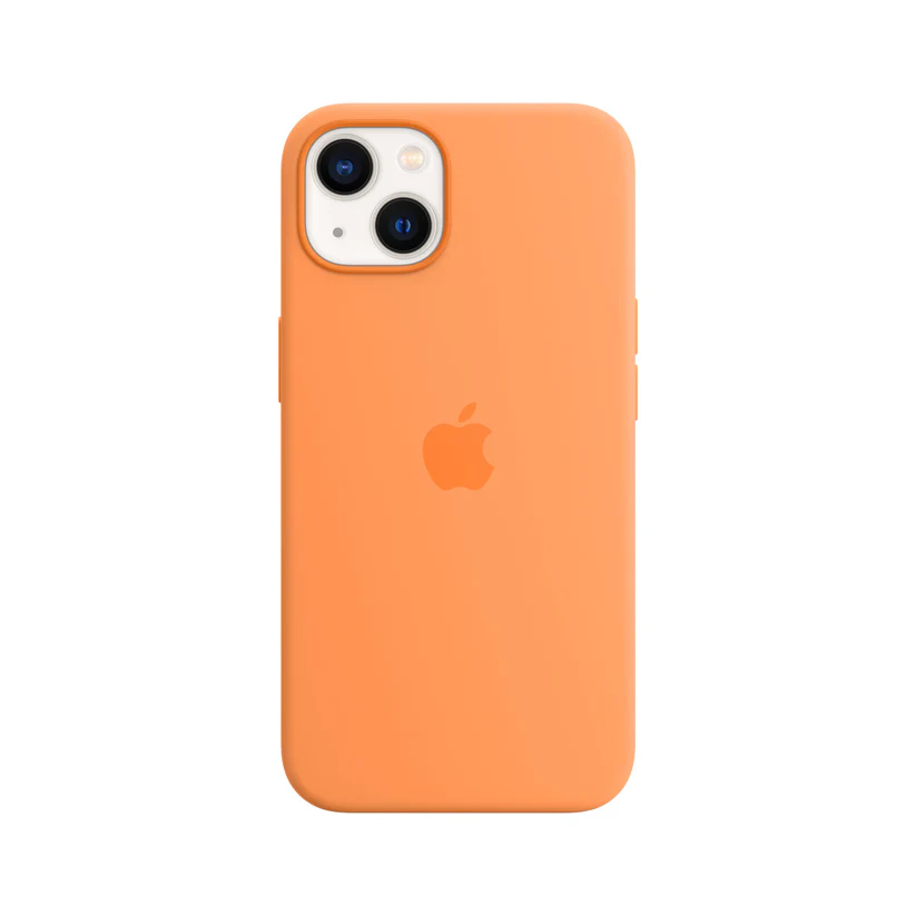 APPLE IPHONE 13 SILICONE CASE WITH MAGSAFE MARIGOLD MM243 thumbnail 2