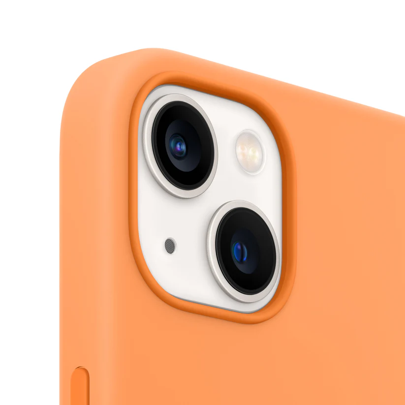APPLE IPHONE 13 SILICONE CASE WITH MAGSAFE MARIGOLD MM243 thumbnail 4