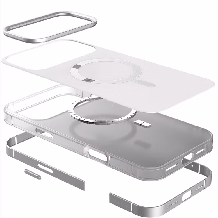 LEVELO OPULIS IPHONE 17 PRO MAX MAGSAFE FROSTED CASE SILVERSTONE LVLOPU17PMSLST thumbnail 2