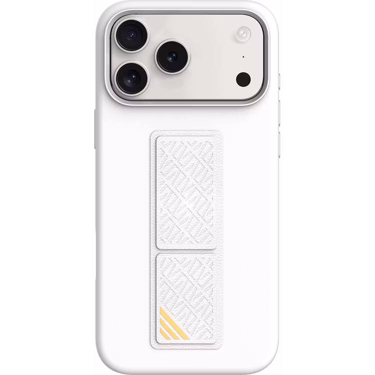 LEVELO IPHONE 17 PRO MAX MORPHIX SILICONE CASE WITH LEATHER GRIP SILVER LVLMRPS17PMSL thumbnail 2