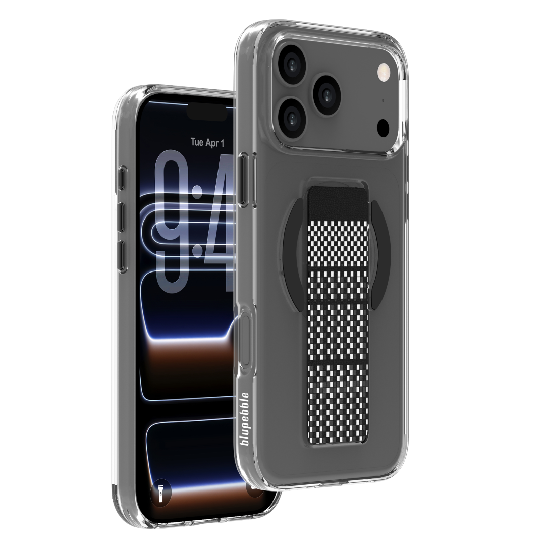 BLUPEBBLE IPHONE 17 PRO SNAPGRIP CASE WITH MAGSAFE BLACK BP-IPSNG17PRO-BK