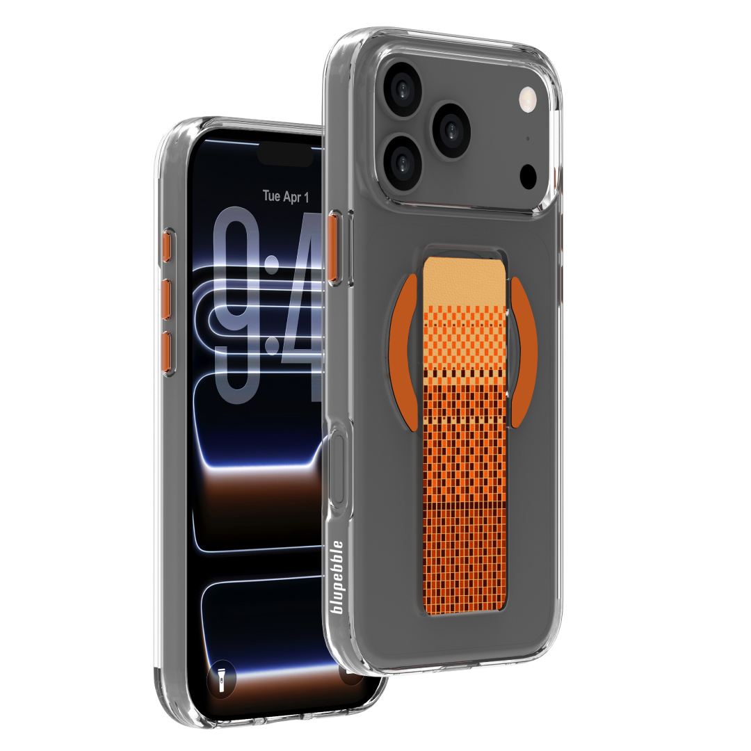 BLUPEBBLE IPHONE 17 PRO MAX SNAPGRIP CASE WITH MAGSAFE ORANGE BP-IPSNG17MAX-OR