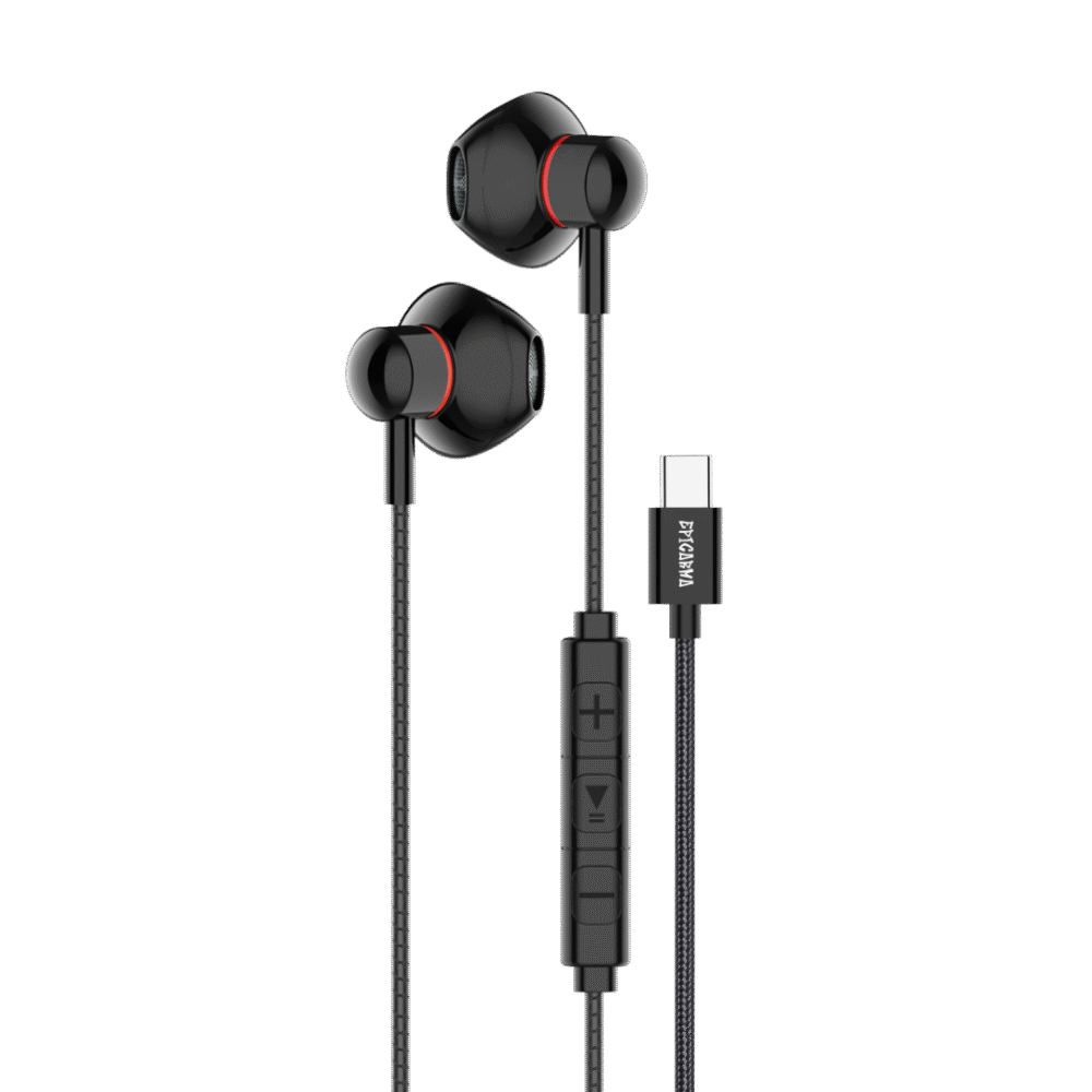 EPICARMA SONICCORE HI-FI USB-C WIRED EARPHONE BLACK EA-SC120-BK