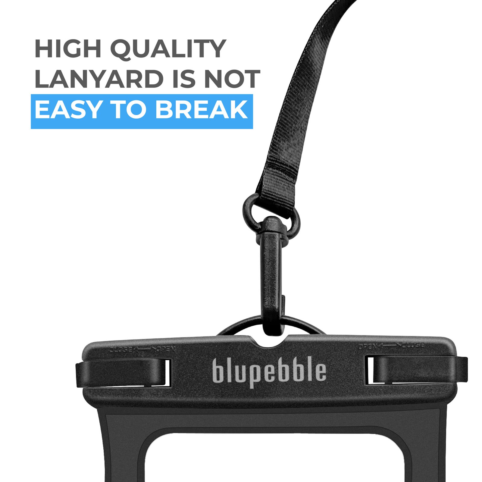 BLUPEBBLE SPLASH WATERPROOF BAG BLACK BP-SPLASH72-BK thumbnail 3