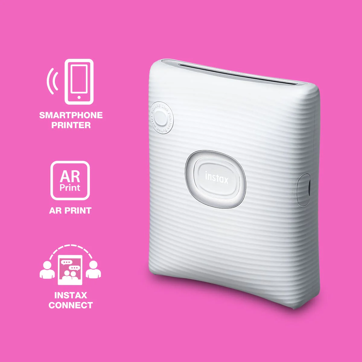 FUJIFILM INSTAX SQUARE LINK SMARTPHONE PRINTER WHITE thumbnail 4