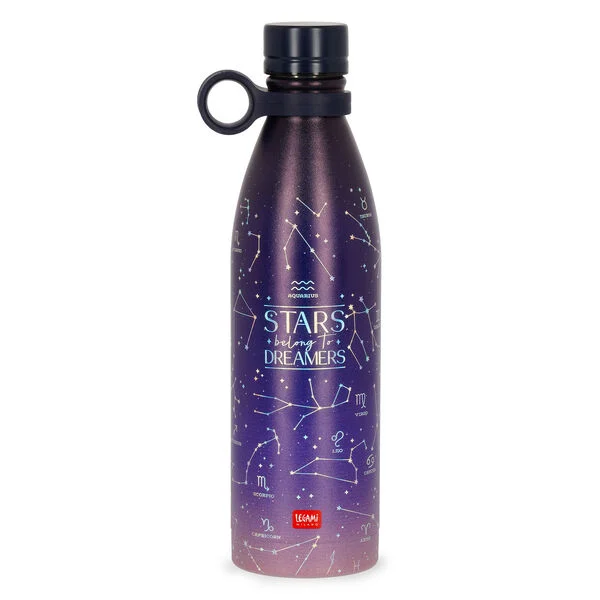 LEGAMI HOT AND COLD VACCUM BOTTLES STARS BELONG TO DREAMERS 800ML PURPLE