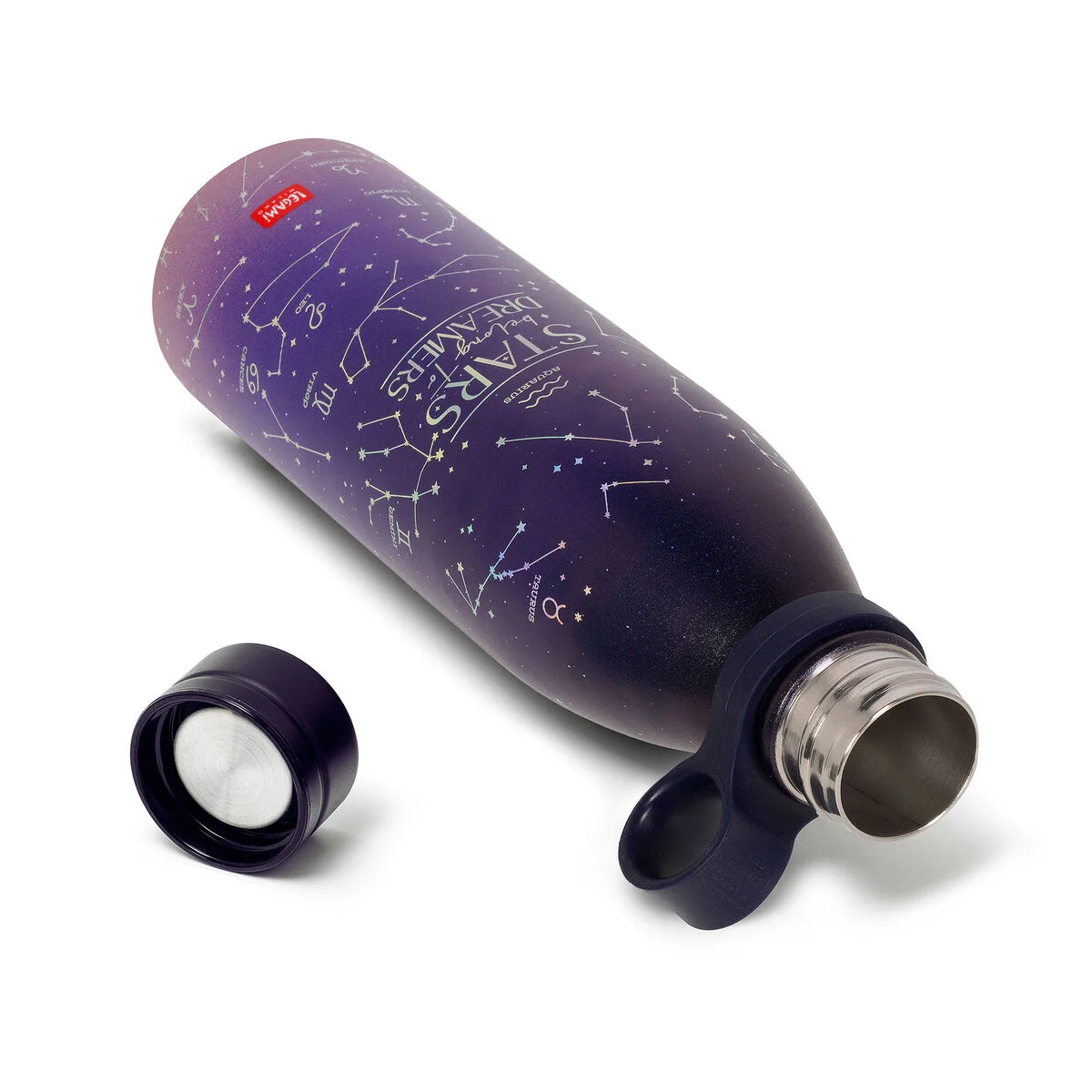 LEGAMI HOT AND COLD VACCUM BOTTLES STARS BELONG TO DREAMERS 800ML PURPLE thumbnail 3