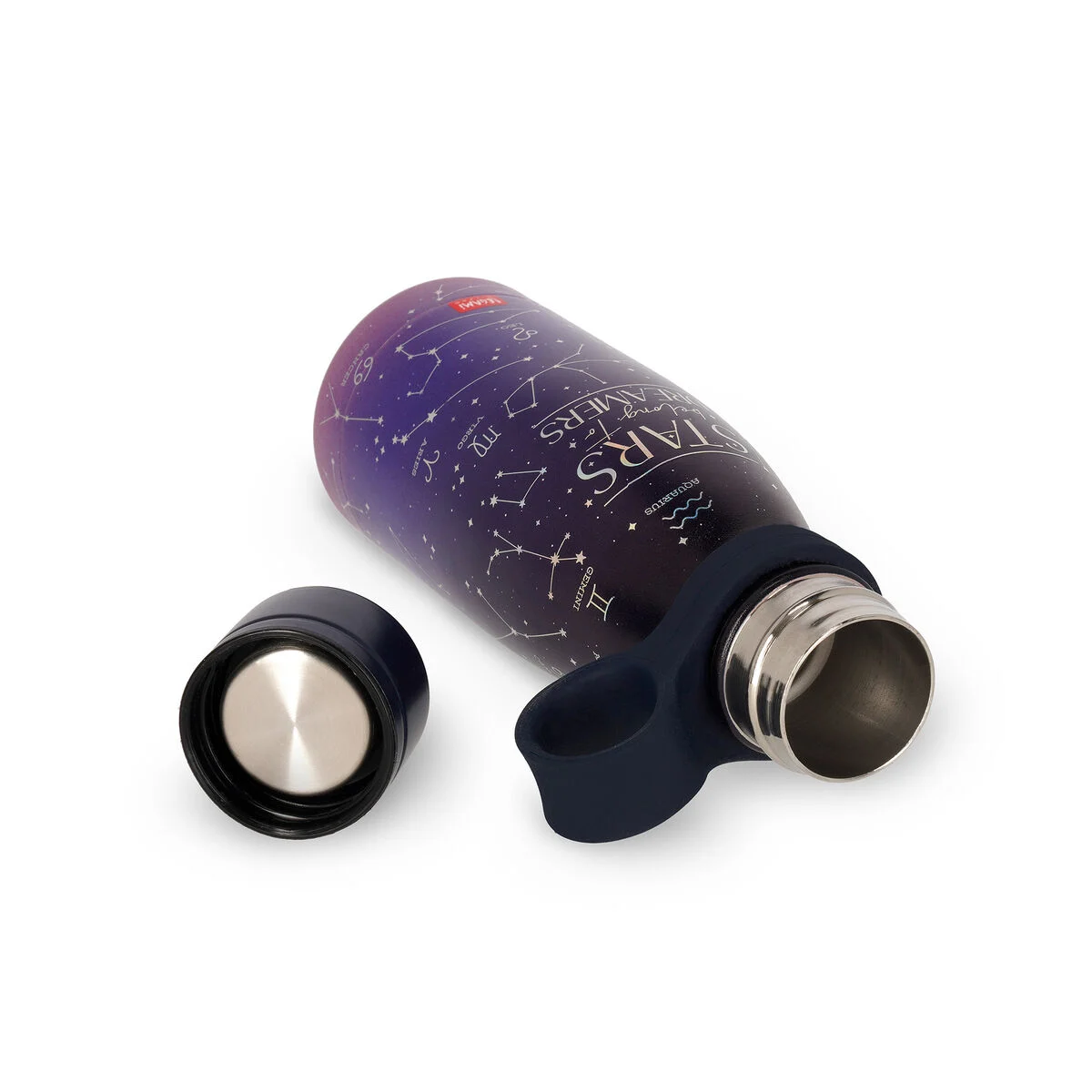 LEGAMI HOT AND COLD VACCUM BOTTLES STARSBELONG TO DREAMERS 275ML PURPLE thumbnail 2