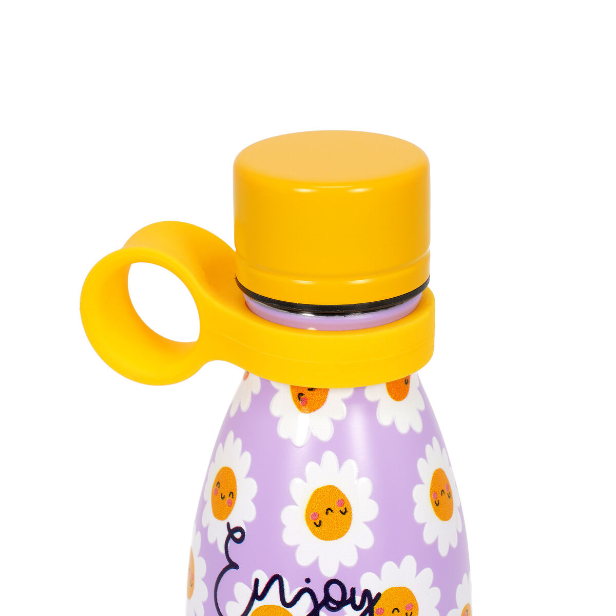 LEGAMI HOT AND COLD VACCUM BOTTLES ENJOY THE LITTLE THINGS 300ML YELLOW thumbnail 2