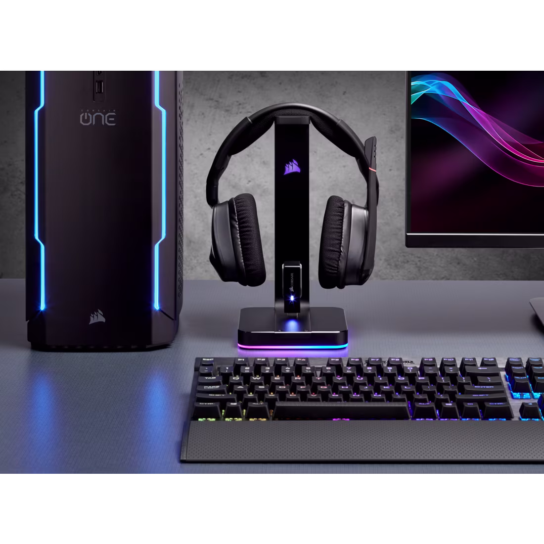 CORSAIR ST100 RGB PREMIUM HEADSET STAND CA-9011167-NA thumbnail 4