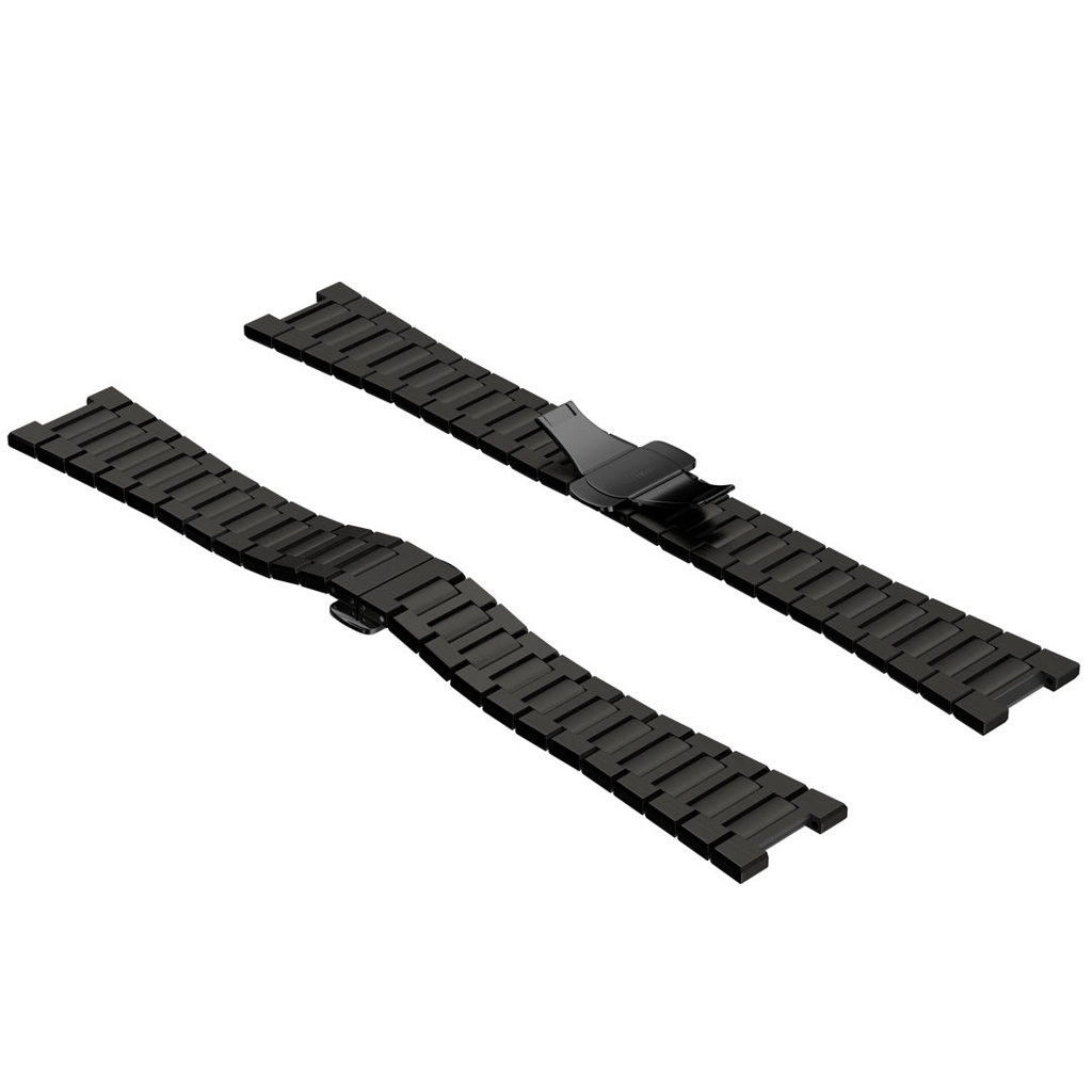 LEVELO ROYAL APPLE WATCH ULTRA STAINLESS STEEL BAND 49MM BLACK thumbnail 2