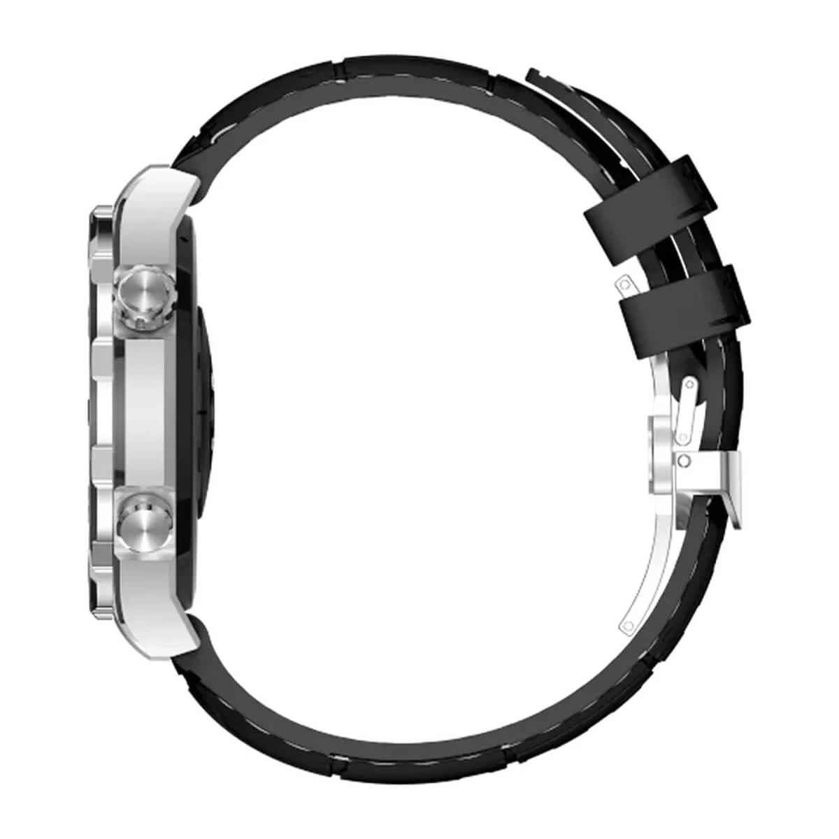 SWISS MILITARY DOM 3 WATCH WITH SILICONE STRAP BLACK SM-W-DOM3-SIF-BLKSIST-2PRESTP thumbnail 4