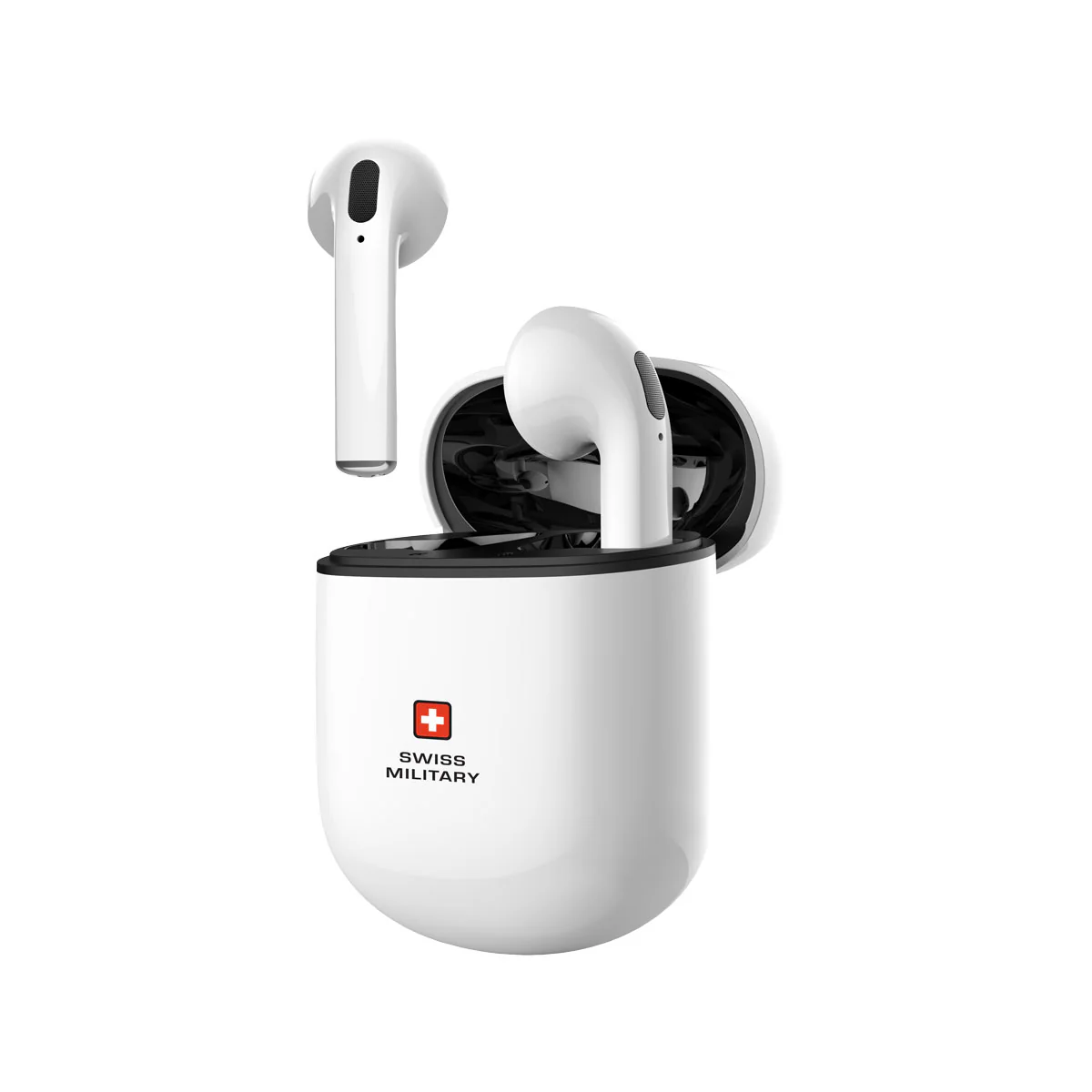 SWISS MILITARY VICTOR 5 HIGH DEFINITION TURE WIRELESS EARBUDS WHITE SM-TWS-VICTOR5-WH