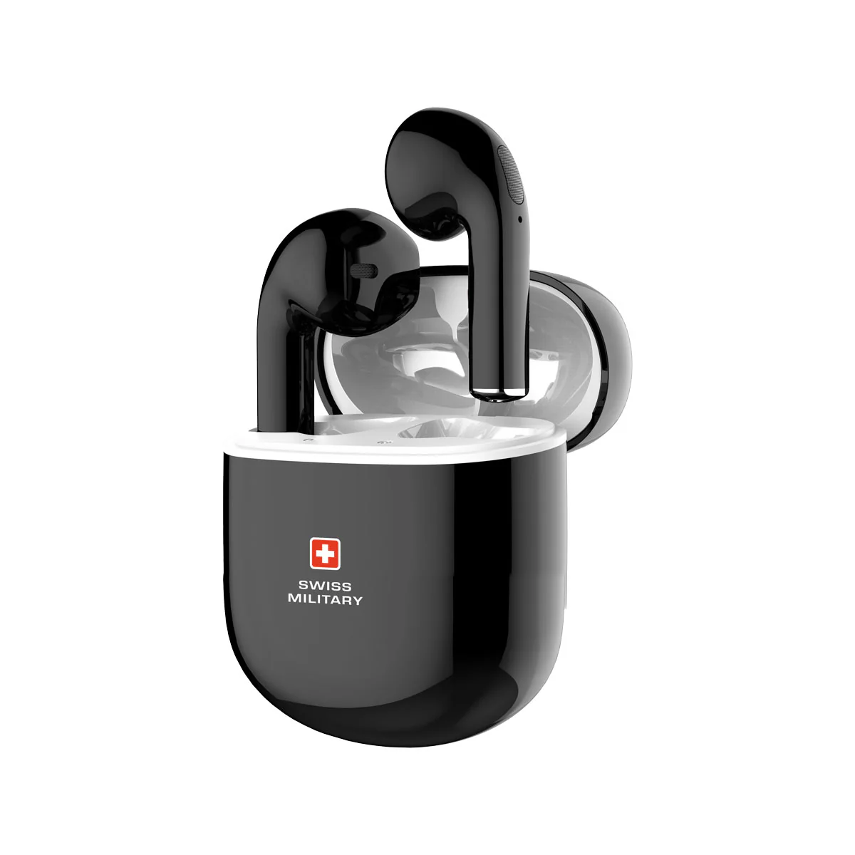 SWISS MILITARY VICTOR 5 HIGH DEFINITION TURE WIRELESS EARBUDS BLACK SM-TWS-VICTOR5-BLK