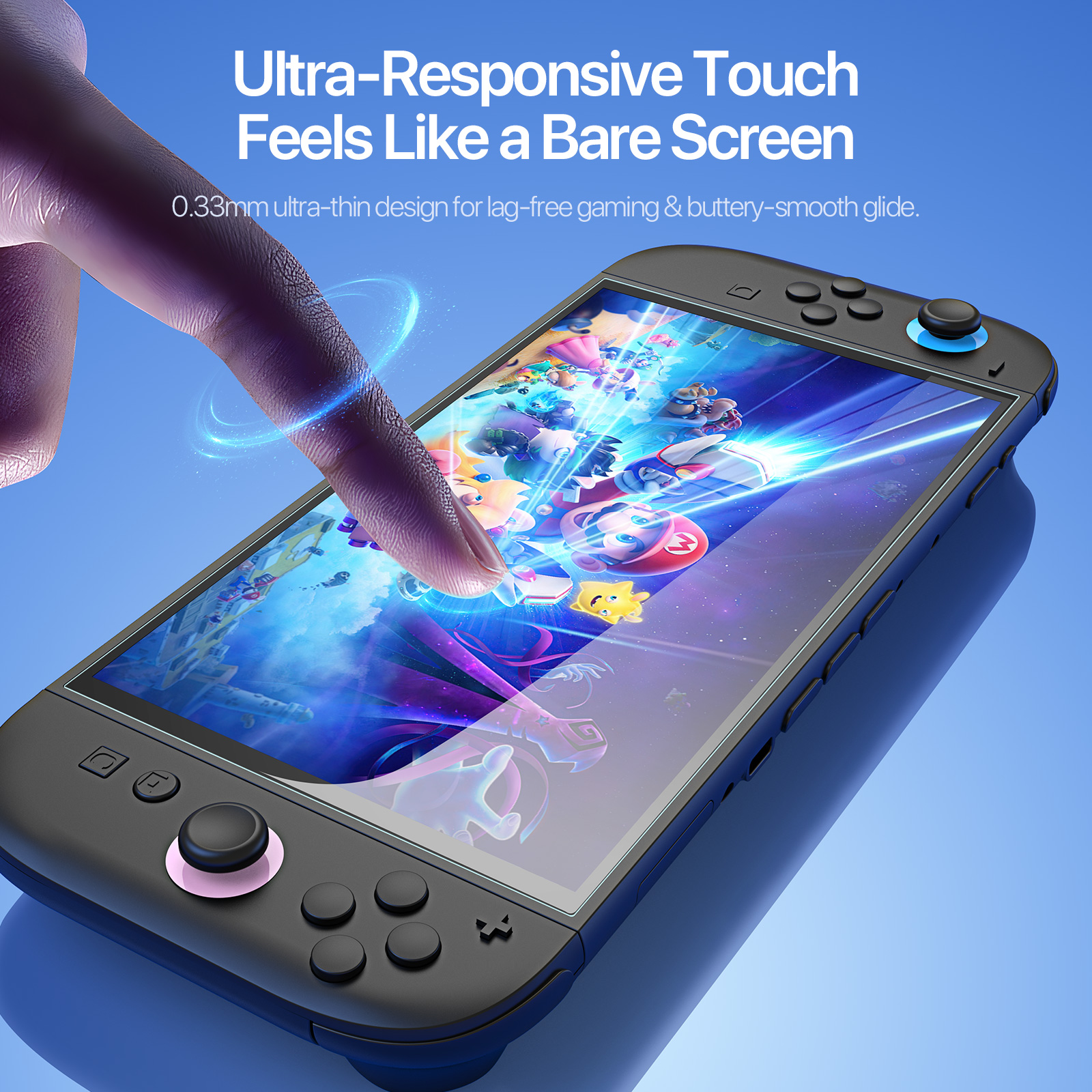 DUXDUCIS NINTENDO SWITCH 2 HD TEMPERED GLASS LOCATOR SWITCH0001-CP thumbnail 7