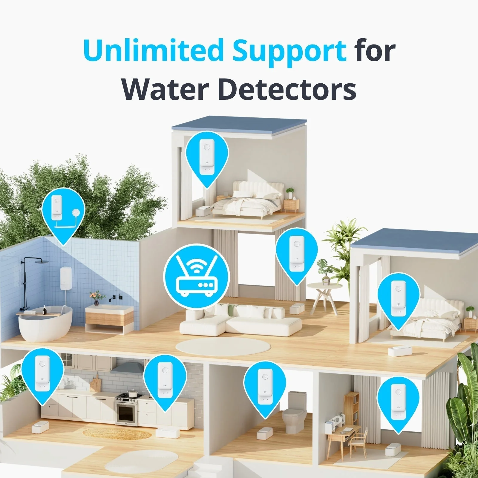 SWITCHBOT SMART HOME WATER LEAK DETECTOR WHITE W4402000 thumbnail 4