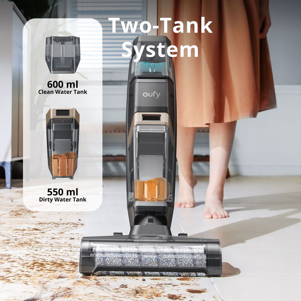 Eufy WetVac W31 Wet and Dry Cordless Vacuum Cleaner T2730211 thumbnail 8