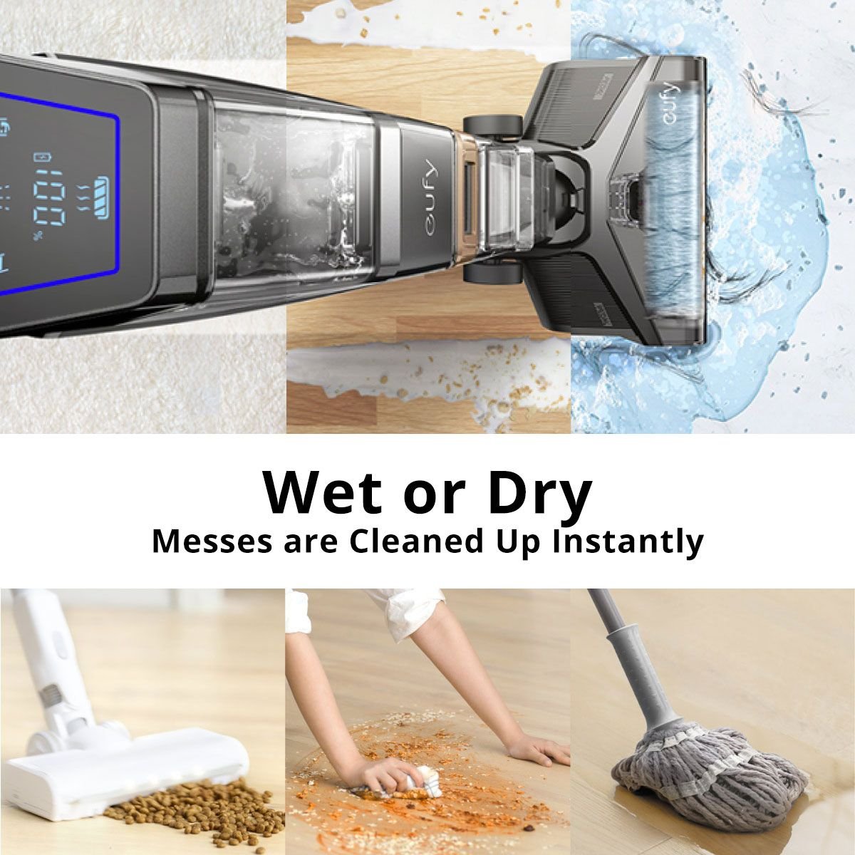 Eufy WetVac W31 Wet and Dry Cordless Vacuum Cleaner T2730211 thumbnail 11