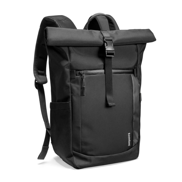 TOMTOC NAVIGATOR T61 ROLLTOP BACKPACK BLACK T61L1D1 thumbnail 2