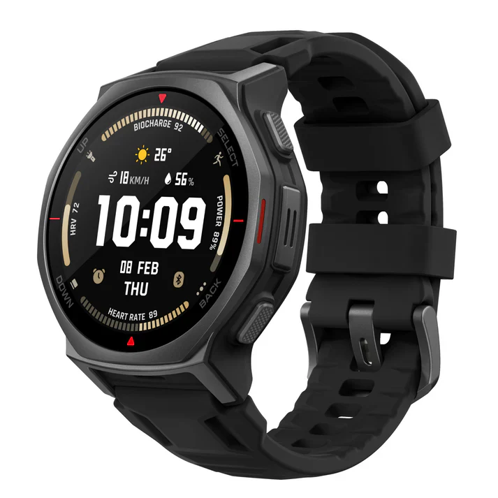 AMAZFIT T-REX 3 PRO 44MM SMART WATCH TACTICAL BLACK A2549 thumbnail 2