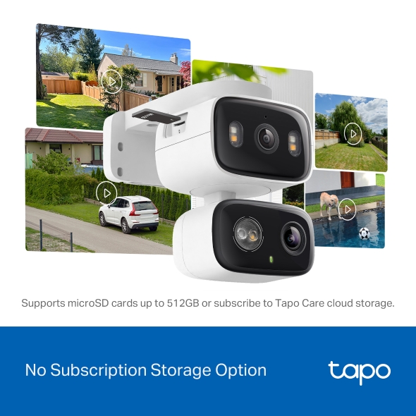 TPLINK TAPO INDOOR /OUTDOOR DUAL LENS PAN TILT SECURITY CAMERA TAPO C246D thumbnail 9
