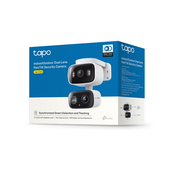 TPLINK TAPO INDOOR /OUTDOOR DUAL LENS PAN TILT SECURITY CAMERA TAPO C246D thumbnail 12