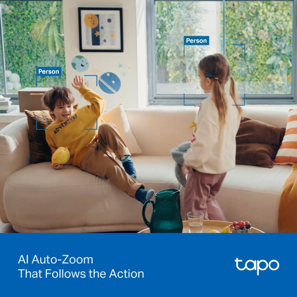 TP-LINK TAPO 4K ULTRA HD PAN-TILT AI HOME SECURITY WI-FI CAMERA TAPO C250 thumbnail 5