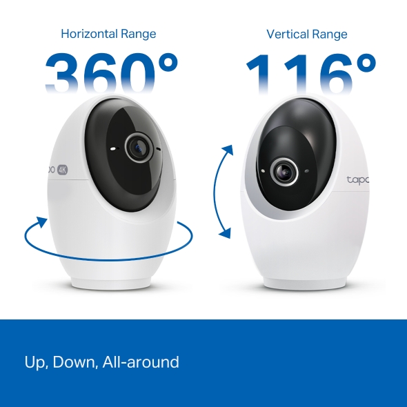 TP LINK 4K UKTRA HD PAN TILT AI HOME SECURITY WIFI CAMERA TAPO C260 thumbnail 3