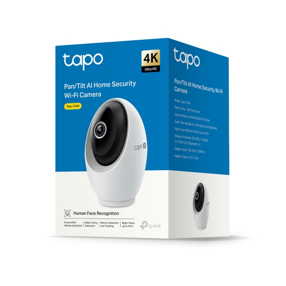 TP LINK 4K UKTRA HD PAN TILT AI HOME SECURITY WIFI CAMERA TAPO C260 thumbnail 12