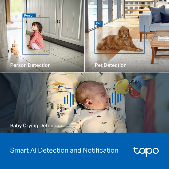 TP LINK 4K UKTRA HD PAN TILT AI HOME SECURITY WIFI CAMERA TAPO C260 thumbnail 8
