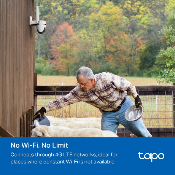 TP-LINK TAPO OUTDOOR PAN-TILT 4G LTE CAMERA TAPO C501GW thumbnail 4
