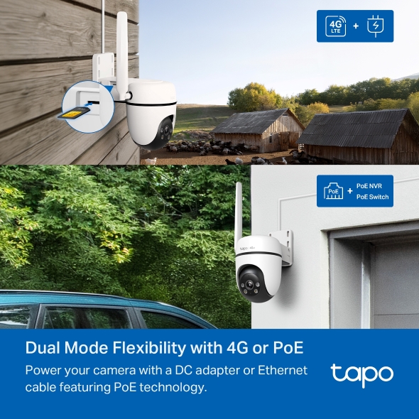 TP-LINK TAPO OUTDOOR PAN-TILT 4G LTE CAMERA TAPO C501GW thumbnail 12