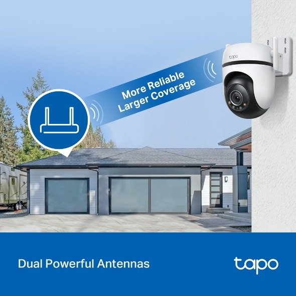 TP-Link Outdoor Pan Tilt Home Security WiFi Camera - Tapo C520WS thumbnail 6