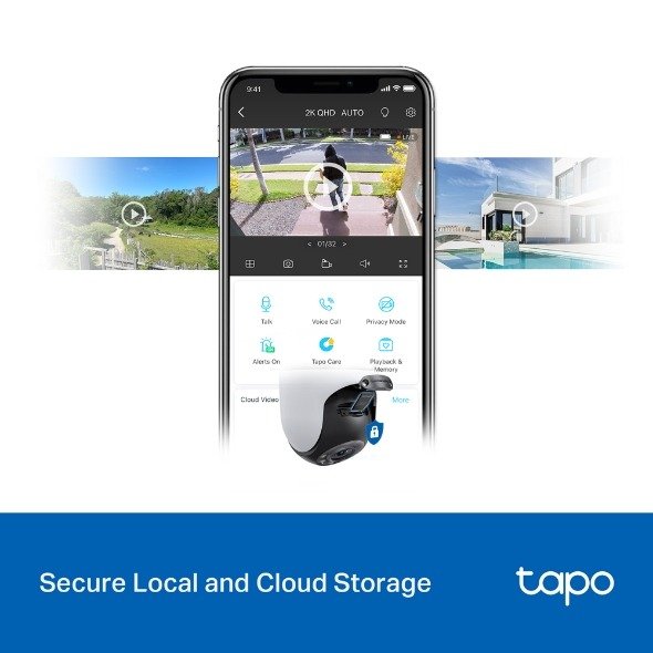 TP-Link Outdoor Pan Tilt Home Security WiFi Camera - Tapo C520WS thumbnail 4