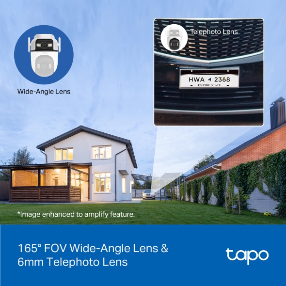 TP-LINK TAPO OUTDOOR DUAL LENS PAN-TILT SECURITY CAMERA TAPO C545D thumbnail 5
