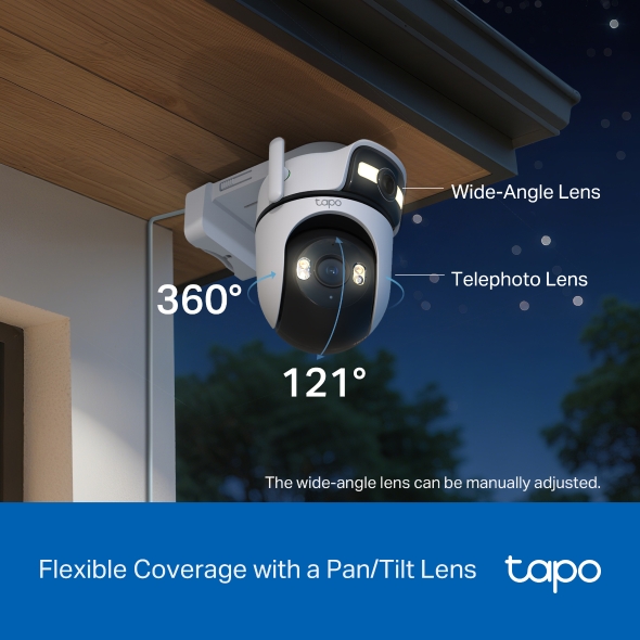 TP-LINK TAPO OUTDOOR DUAL LENS PAN-TILT SECURITY CAMERA TAPO C545D thumbnail 12