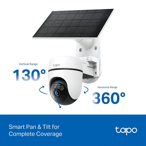 TP-LINK TAPO 2K SOLAR POWERED PAN-TILT SECURITY CAMERA KIT TAPO C610 KIT thumbnail 8