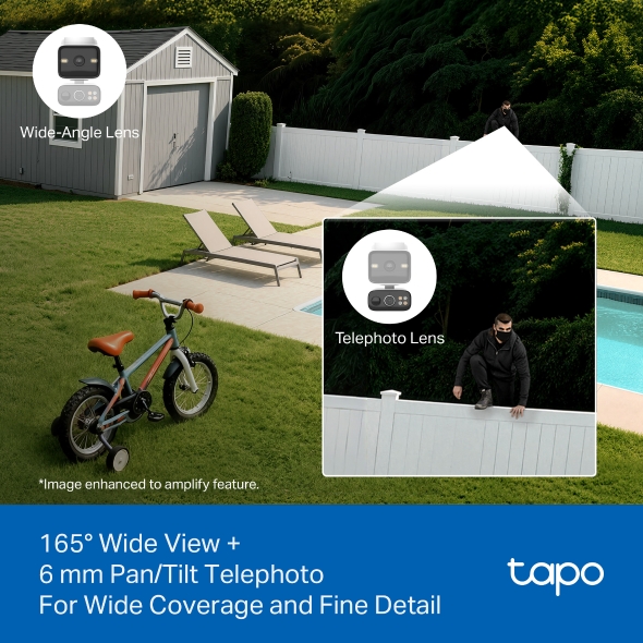 TP-LINK TAPO SOLAR POWERED DUAL LENS PAN-TILT SECURITY CAMERA KIT TAPO C645D KIT thumbnail 6