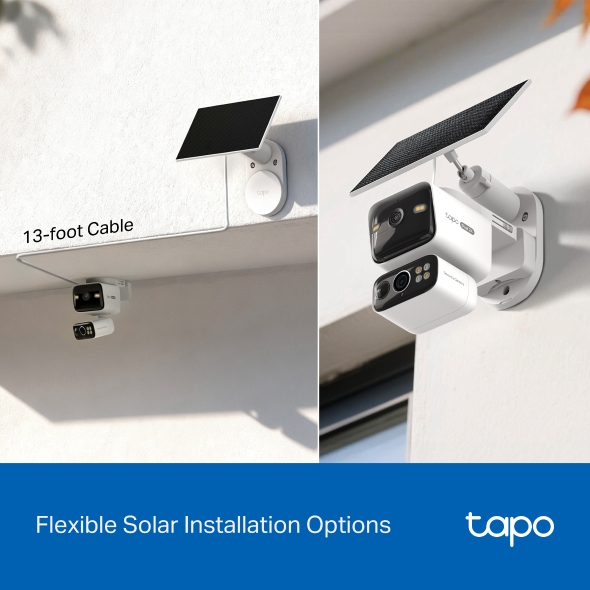 TP-LINK TAPO SOLAR POWERED DUAL LENS PAN-TILT SECURITY CAMERA KIT TAPO C645D KIT thumbnail 7