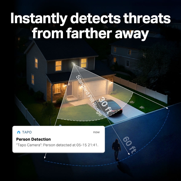 TP-LINK TAPO 4K ULTRA HD SOLAR POWERED PAN-TILT SECURITY CAMERA TAPO C660 KIT thumbnail 8