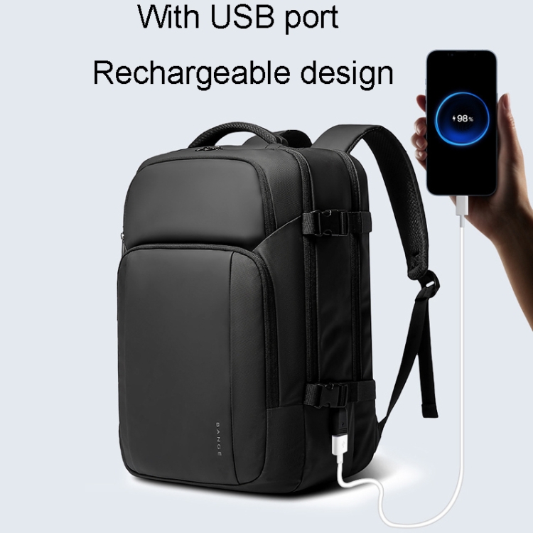 BANGE BACKPACK BLACK BG-7690 thumbnail 3