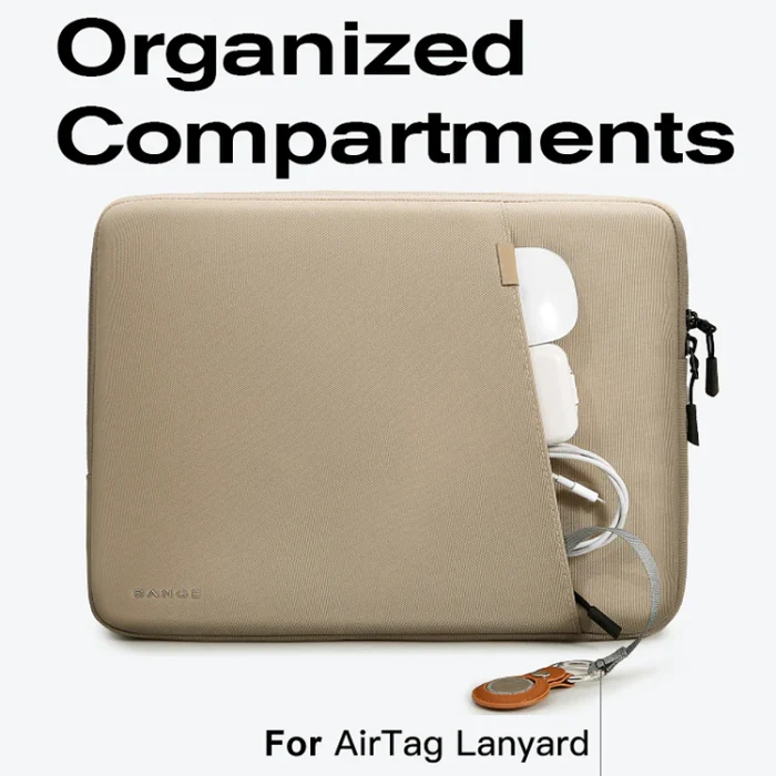 BANGE 14 LAPTOP BAG KHAKI BG-6801 thumbnail 5