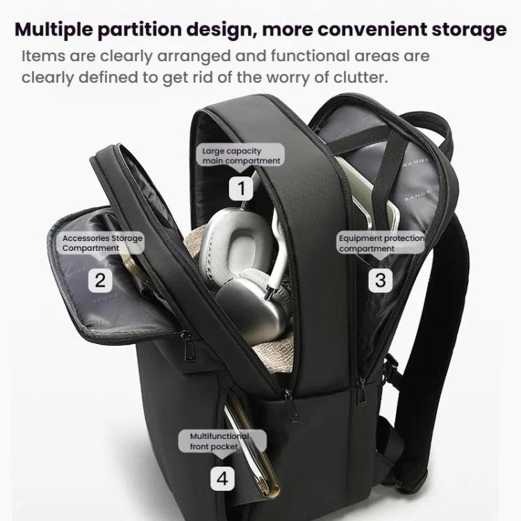 BANGE BACKPACK BLACK BG-3065 thumbnail 5
